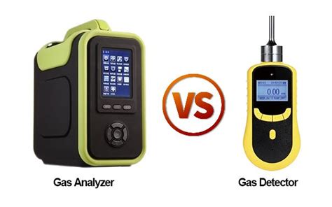 What is the difference between a gas analyzer and a gas detector 